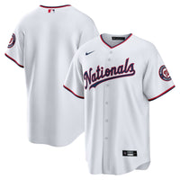 Washington Nationals Nike White Home Blank Replica Jersey