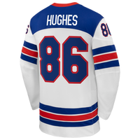 Jack Hughes Nike White US Hockey 2026 Away Replica Jersey