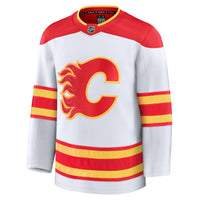 Calgary Flames Fanatics White Away Premium Jersey