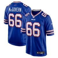 Buffalo Bills Connor McGovern Nike Royal Game Player Jersey