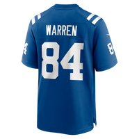 Indianapolis Colts Tyler Warren Nike Royal Team Game Jersey