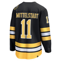 Boston Bruins Casey Mittelstadt Fanatics Black Home Breakaway Player Jersey