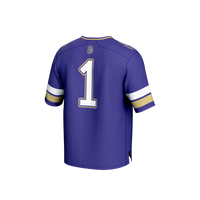 GameDay Greats #1 Purple James Madison Dukes Lightweight Collegiate Football Fashion Jersey
