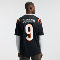 Cincinnati Bengals Joe Burrow Nike Black Team Vapor F.U.S.E. Stitched Limited Jersey