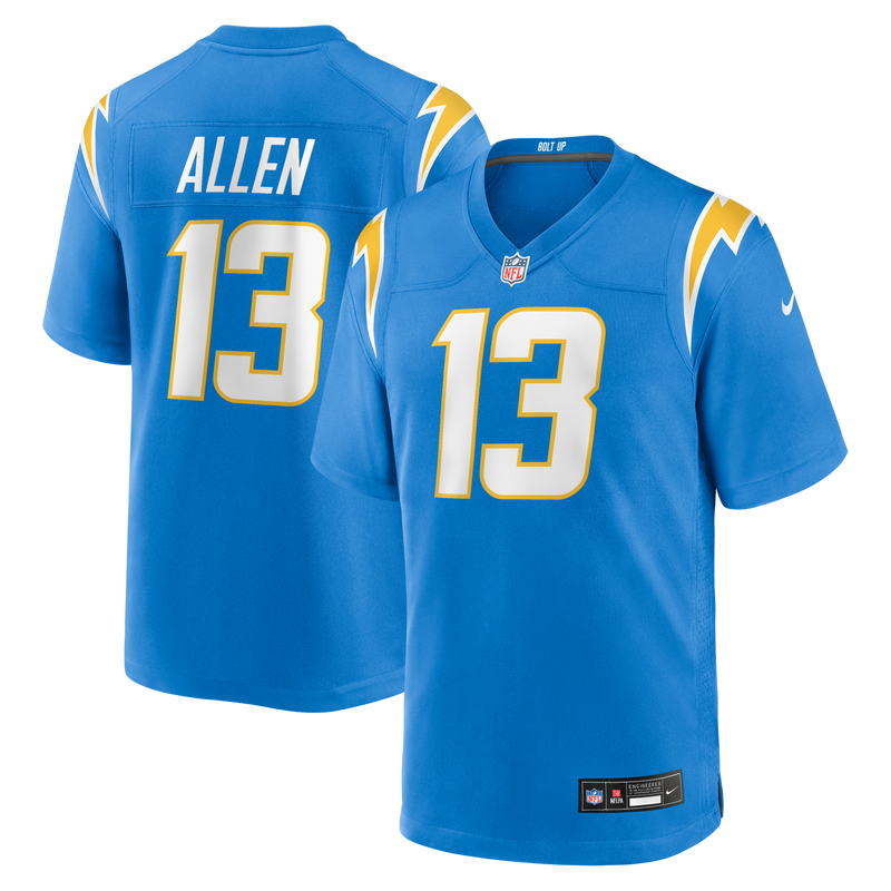 Los Angeles Chargers Keenan Allen Nike Powder Blue Game Player Jersey