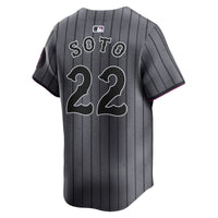 New York Mets Juan Soto Nike Gray City Connect Limited Player Jersey