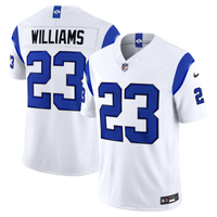 Los Angeles Rams Kyren Williams Nike Fearsome White Vapor F.U.S.E. Stitched Limited Jersey