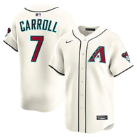 Arizona Diamondbacks Corbin Carroll Nike Cream Home Limited Player Jersey