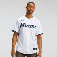 Miami Marlins Nike White Home Limited Jersey