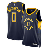 Indiana Pacers Nike Icon Edition Swingman Jersey - Navy - Tyrese Haliburton
