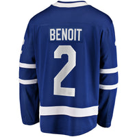 Toronto Maple Leafs Simon Benoit Fanatics Blue Home Premier Breakaway Player Jersey