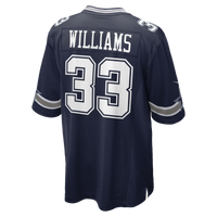 Dallas Cowboys Javonte Williams Nike Navy Team Game Jersey